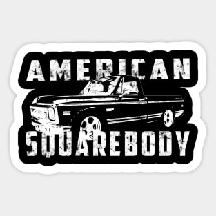 Chevrolet C10 K5 SquareBody 73-87 Chevy Truck Classic American C-10 Square Body Pickup Truck Sticker